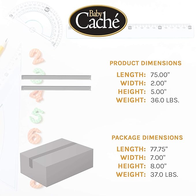 Baby Cache Montana Collection Crib Conversion Kit, Espresso