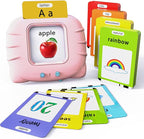 Lapare Audible Educational Toy with Music for Toddlers Age 1 2 3 4 5, 252 Sight Words Flash Cards Kindergarten Toy for Girls to Learn Alphabet Number Color Shapes and More