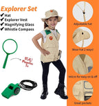 Born Toys Kids Costumes Set, 3-in-1 Dress Up & Pretend Play, Ages 3-7, Washable