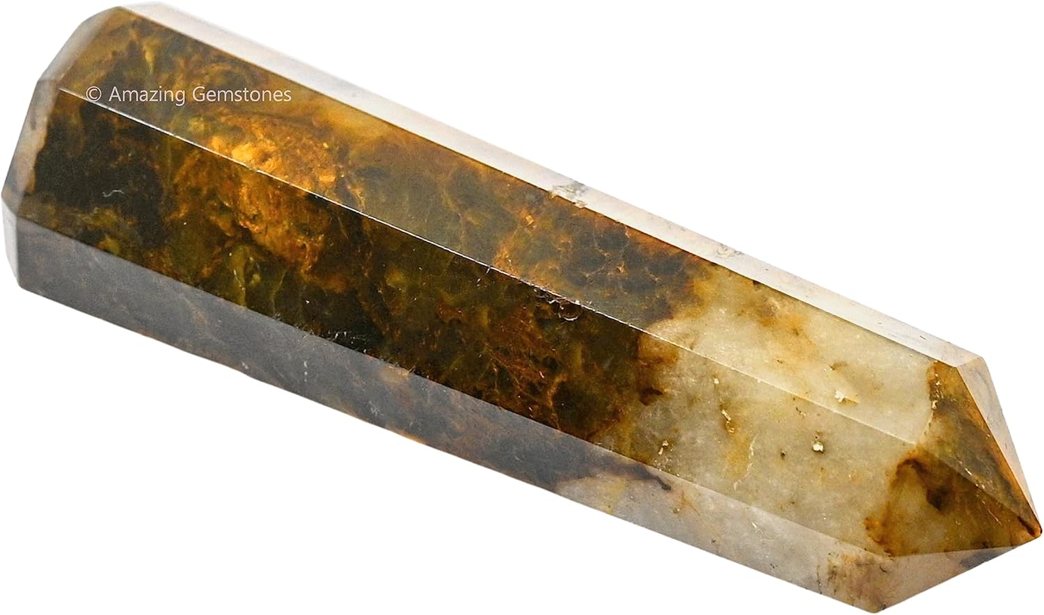 Amazing Gemstone Nellite Crystal Towers ~ Natural Healing Crystal Point Obelisk for Reiki Healing and Crystal Grid (2" to 3" INCH)