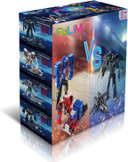 8 Pcs Mini Car Robot Toys, 3.5-inch Small Hero Action Figures, Birthday Favors Toys for Kids Age 5 and up.