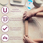 BAKETIVITY Kids Baking DIY Activity Kit - Bake Delicious Cinnamon Buns with Pre-Measured Ingredients – Best Gift Idea for Boys and Girls Ages 6-12