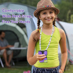 1000X Handheld Microscope for Kids 4K 2.0" Screen Rechargeable Mini Pocket Digital Microscopes w/Slides Kit Portable Edu Gift Age 4-6 8-12 Children Students (Purple)