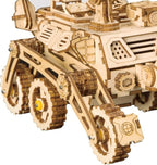 ROKR Assemble Solar Energy Powered Cars-Moveable 3D Wooden Puzzle Toys-Funny Teaching Educational-Home Deco-Model Building Sets-Best Christmas,Birthday Gift for Boys,Children,Adult (Curiosity Rover)