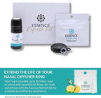 Essence Wearable Aromatherapy Nasal Diffuser – Breathe Easy Essential Oil Nose Ring – Personal Scent Clip for Travel, Work & Everyday Use – Made in USA