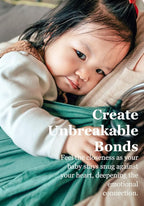 Ring Sling Baby Carrier, Soft Linen Cotton Baby Sling Carrier Newborn to Toddler, Baby Wrap Carrier for Plus Size Parents, Perfect Shower Gift, Green