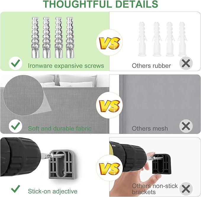 Retractable Baby Gate, Extra Wide Safety Kids or Pets Gate, 33” Tall, Extends to 55” Wide, Mesh Safety Dog Gate for Stairs, Indoor, Outdoor, Doorways, Hallways(33”x55”- Grey)