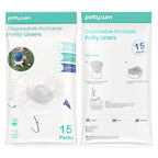 [30 Counts] Disposable Potty Liners Compatible with OXO Tot 2-in-1 Go Potty, Potty Refill Bags for Toddler Travel, Universal Potty Bags Fit Most Potty Chairs and Travel Potty