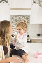 Tiny Twinkle Mess Proof Baby Bibs for Eating - Waterproof, Wipeable Bibs - Toddler Bibs - Travel Friendly - PFAS, PVC, BPA, Phthalate Free - Baby Food Bibs(3 Pack,Cotton Candy)