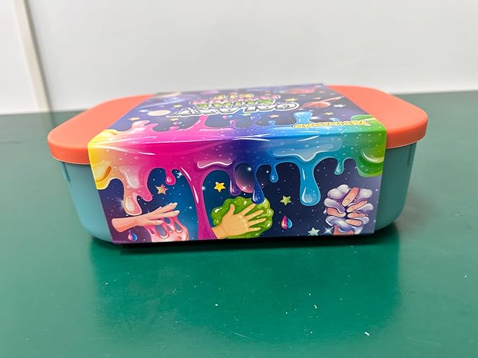 YOPINSAND Galaxy Slime Kit for Girls, DIY Slime Making Kit, Glimmer Crunchy, Butter, Foam, Glow in The Dark Slime with Add-ins, Foam Balls, Charms, Glitters, Party Favors Gift Toys for Kids 6-12