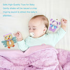 BLOOBLOOMAX Sock rattles for Babies 0-24 Months Baby Animal Foot Finder Educational Toys