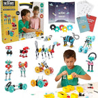 The Off Bits Educational STEM Toys for 6+: Robot Toy Building Sets, 3-in-1 Engineering Kit for Boys and Girls, Build Your Own STEM Building Toys with Endless Possibilities (Educational Kit)