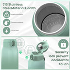 Portable Bottle Warmer for Travel, 17oz Portable Milk Warmer for Baby Fast Heating, 30W Fast Charge Precise Temperature Control Bottle Warmer On The Go Baby Milk Warmer for Breastmilk & Formula