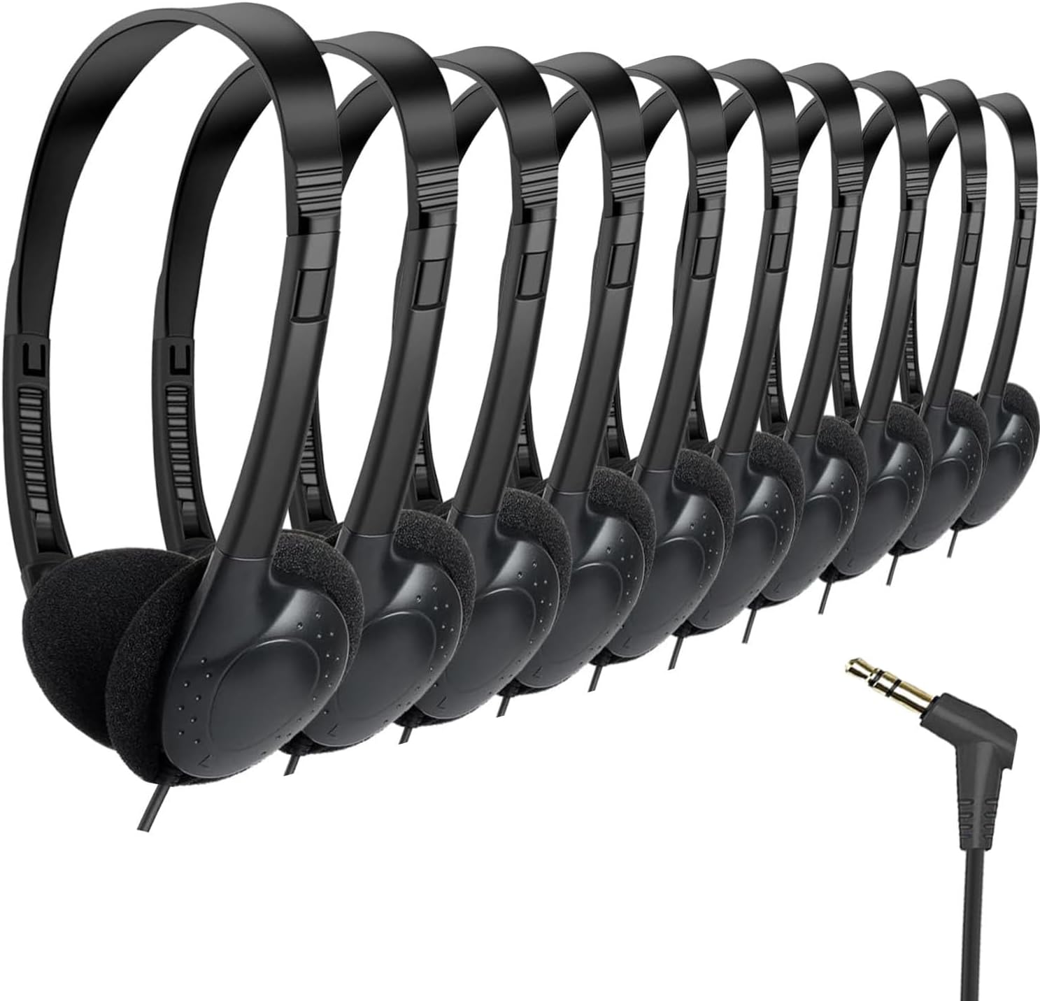 Kids Headphones Bulk 30 Pack for School Classroom Students Children Toddler Boys Girls Teen Adults