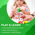 Entervending Fidget Spinners - 2 Inch Stress Balls - 12 Pcs Soccer Party Favors - Green Mini Fidget Spinners - Classroom Prizes - Fidget Spinners for Kids Easter Basket Stuffers