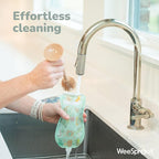 WeeSprout Double Zipper Reusable Food Pouches, Perfect for Babies & Toddlers, Freezer & Dishwasher Safe (Animals, 3.4 Fl Oz (Pack of 6) + Pouch Filler)