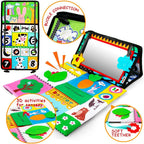 beetoy Tummy Time Baby Mirror Toys with Black and White Pattern, High Contrast 3D Activity Play Crinkle Toys Baby Mirror for Newborn 0 3 6 Months