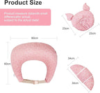 Nursing Pillow for Breastfeeding, Breastfeeding Pillows for More Support for Mom and Baby, with Adjustable Waist Strap