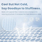 Baby Play Mat for Summer,1.3 Thick Memory Foam Cooling Floor Tummy Time Mat, Soft & Breathable, Non-Slip Rectangular for Toddlers’ Playtime & Rest(Light Blue,39"x59")