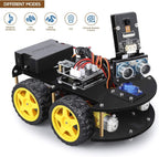 ELEGOO UNO R3 Smart Robot Car Kit V4 for Arduino Robotics for Kids Ages 8-12 12-16 STEM Science Kits Coding Gifts for 8 9 10 11 12 13 14 15 16 Year Old Boys Girls Teens Cool Engineering Building Toys