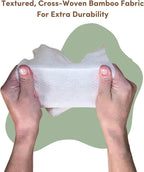 Terra Bamboo Dry Baby Wipes: Biodegradable Bamboo Fiber Wipes, Unscented, Sensitive Skin, 1 Pack of 48