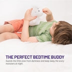 Lumipets Remote Control Silicone Night Light for Kids - Hippo Design with 9 Soft Colors & Sleep Timer - Rechargeable, Battery-Operated Lamp for Bedroom | Baby Nursery, Toddler, Girls, Boys