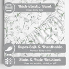 Baby Changing Pad Cover 2-Pack for Boys, Girls (Butterfly Garden) - Premium Fitted Sheets Baby Diaper Changing Table Cover - Buttery Soft Cotton Blend