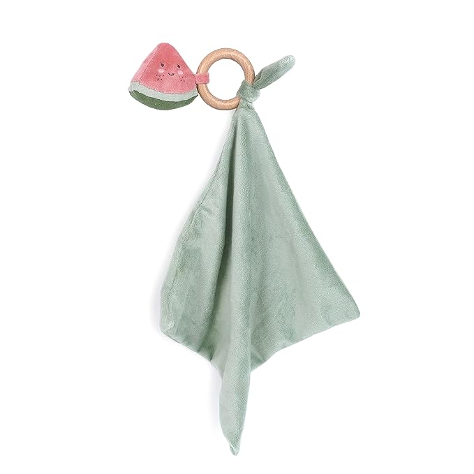 MON AMI Water Melon Plush Lovey for Babies – 11” | Security Blanket and Teether for Newborns