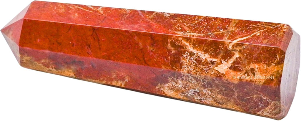 Amazing Gemstone Brecciated Jasper Crystal Towers ~ Natural Healing Crystal Point Obelisk for Reiki Healing and Crystal Grid (2" to 3" INCH)