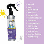 YAYA ORGANICS Baby Bug Ban – Natural, Proven Effective Mosquito Repellent for Babies, Kids and Sensitive Skin (8 Ounce Spray)