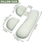 Pregnancy Pillows for Sleeping, Pregnancy Must Haves Body Pillow, Maternity Body Pillow for Adults, Support for Back, Legs, Belly, HIPS