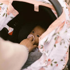 Little Unicorn Breathable Car Seat Canopy | Magnetic Closure & Universal Fit | Cover Baby from Elements (Watercolor Roses)