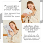 Pregnancy Pillow for Pregnant Women Sleeping,Pillow Maternity Pillow Support for Back, Legs, Belly, HIPS,Grey