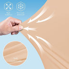 Cute Castle Cooling Cover Pregnancy Pillows, Soft U-Shape Maternity Pillow with Removable Cover - Full Body Pillows for Adults Sleeping - Pregnancy Must Haves - Jumbo 57 Inch - Brown