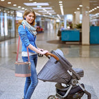 Breastmilk Cooler Bag with Ice Pack Fits 6 Baby Bottles Up to 9 Ounce, Baby Bottle Bag with Shoulder Strap for Nursing Mom Daycare, Straps