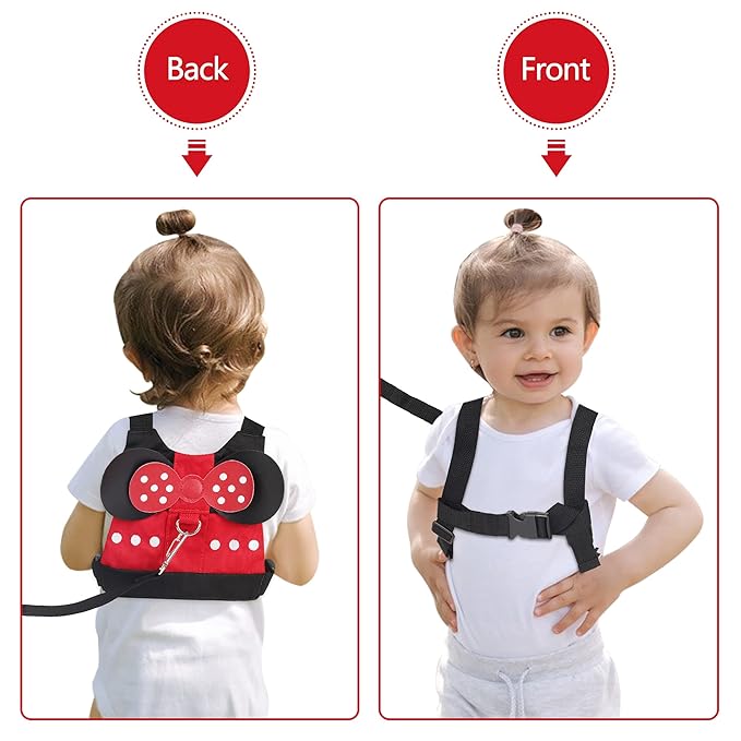 Toddler Leash Baby Harness Child Leash for Toddler Kids, Backpack Baby Kids Leash for Toddlers Age 1 2 3 4 Years Old Boys and Girls