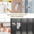 Child Proof Door Lever Lock - Door Locks for Kids Safety - Door Knob Child Proof - Baby Proofing 3M Adhesive - Door Handle Child Proof - White Baby Safety Locks for Toddlers - 2 Pack