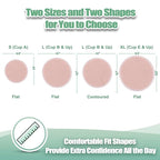 wegreeco Nursing Breast Pads (14 Pack) + Laundry Bag & Travel Storage Bag, 4.7 inch Option - Washable & Reusable Breastfeeding Nursing Pads (Sunset, Plain Shape)