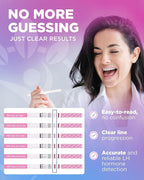 Pelvana 30 LH Ovulation Test Kit, Easy to Use - Identify Peak Fertility Days for a Greater Chance at Conception, Ideal for Women Trying to Conceive Naturally, 30 Test Strips Value Pack