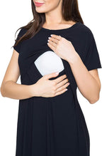 Smallshow Women's Maternity Nursing Dresses Split Long Dress for Breastfeeding