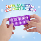 Ten-Frame Math Manipulative for Elementary,Counting Number Math Games, Montessori Educational Toy for Kindergarten Classroom Kids 3 4 5 Year Old (Upgraded Version for 20 Task Cards)