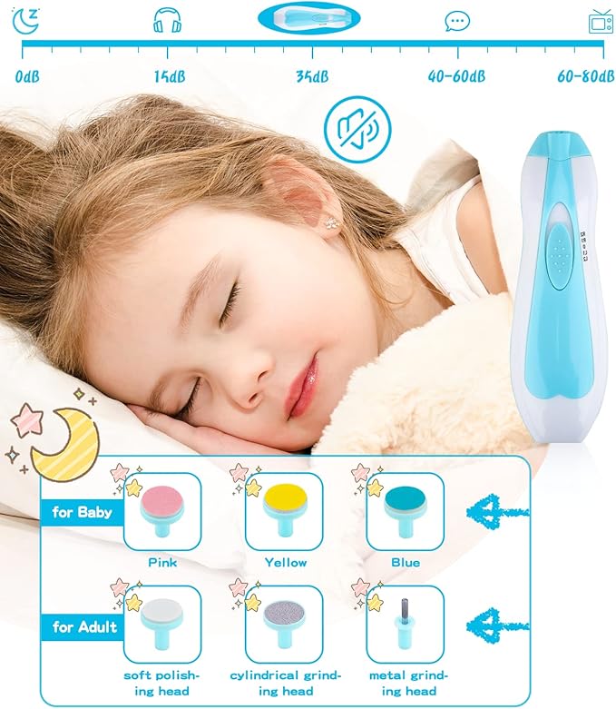 Baby Grooming and Healthcare Kit, Portable Baby Safety Care Set with Hair Brush Comb Nail Clipper Nasal Aspirator for Nursery Newborn Infant Girl Boy (31 in 1, Blue)
