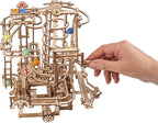 UGEARS Wooden 3D Puzzles for Adults - Wooden Marble Run Spiral Hoist Models for Adults to Build - Advanced Wooden 3D Puzzle Kit - Mechanical Model Wooden Puzzles for Hobbyists - 266 Pcs