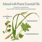 Cliganic 10 Pack Mosquito Repellent Bracelets for Adults & Kids - Natural DEET-Free Bands, Individually Wrapped