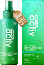 Hypochlorous Acid Spray for Face & Skin – Post-Workout Gentle HOCL Facial Cleanser for All Skin Types – After Workout Face Spray, Body Mist – Hydrating, Soothing & Calming Skincare – 8 Fl Oz