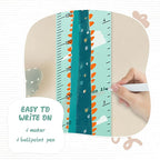 Personalized Name Growth Chart for Kids, Cute Dinosaur Baby Height Chart, Canvas Height Measuring Rulers for Boys Girls, Nursery Decor Baby Boy Girl Growth Ruler Measuring Board