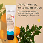 Fresh N’ Clean 2-in-1 Hair + Body Wash Shampoo Sulfate-Free Baby & Kid Safe Aloe leaf, Chamomile extract, Lavender & Botanicals - Travel Size