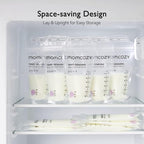 Momcozy Breastmilk Storing Bags, Temp-Sensing Discoloration Milk Storing Bags for Breastfeeding, Disposable Milk Storage Bag with 6 Ounce Self Standing, No-Leak Milk Freezer Storage Pouches, 120pcs