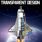 Space Shuttle Building Block Sets,Spaceship Building Toy Model for Adults & Boys,Design Collection for Home or Office Decor(536PCS)