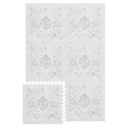 Lillefolk Baby Play Mat for Floor – 4x6ft Vintage Gray | Soft Non Toxic Premium EVA Foam Tiles for Tummy Time, Crawling & Playroom – Waterproof Interlocking Floor Mat for Babies & Toddlers (6 Tiles)